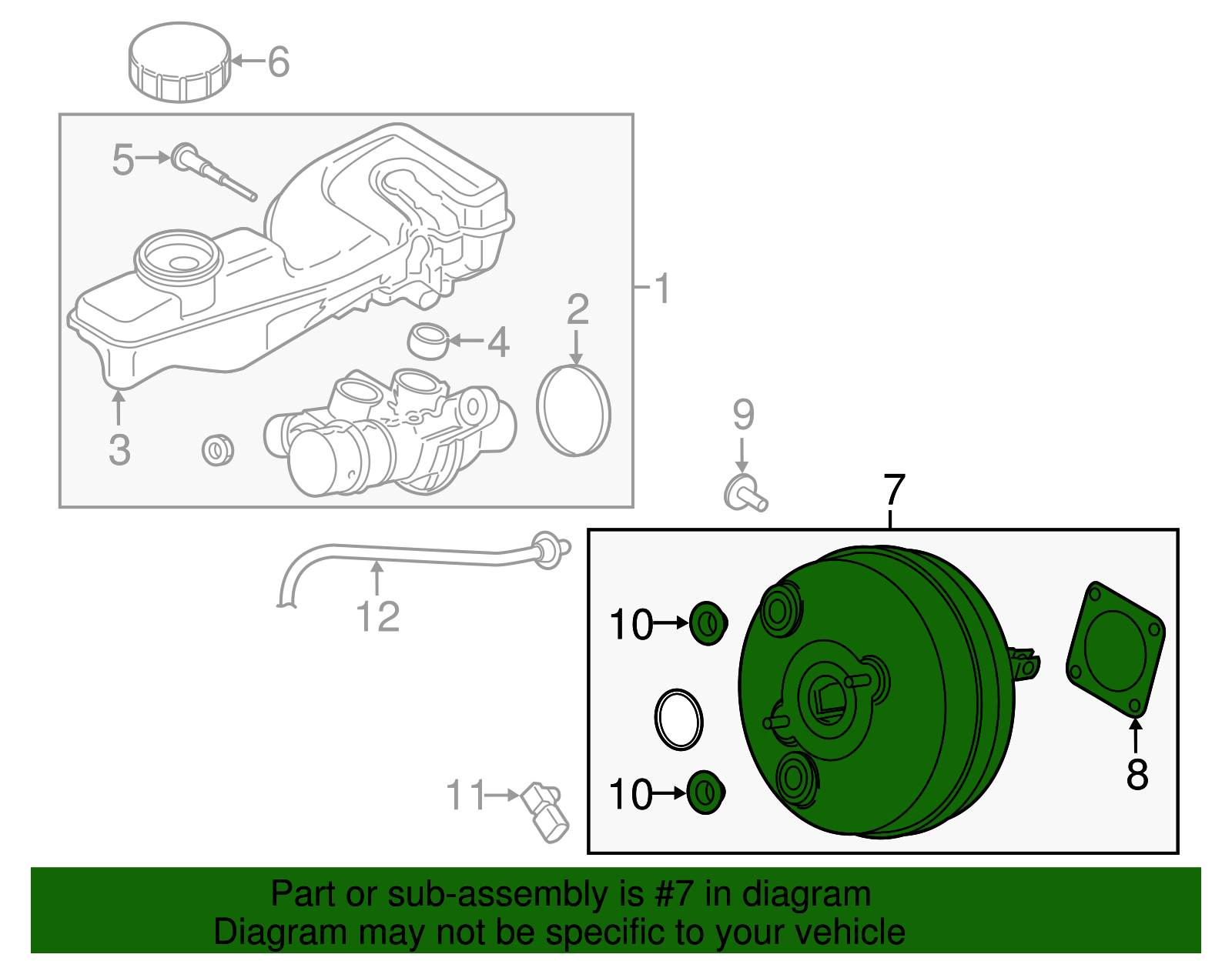 Booster - Ford (HG9Z-2005-J)