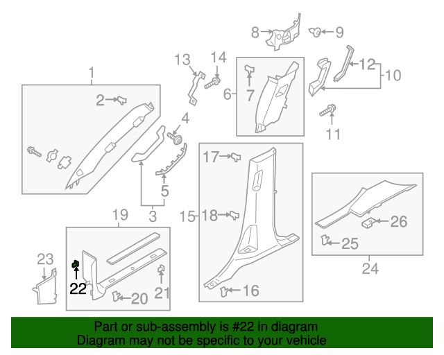 20152021 Ford Front Sill Plate Fastener W716053S439 QuirkParts