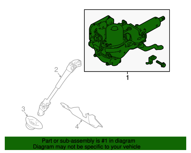 20172019 Nissan Rogue Sport Steering Column 488116MM1A QuirkParts