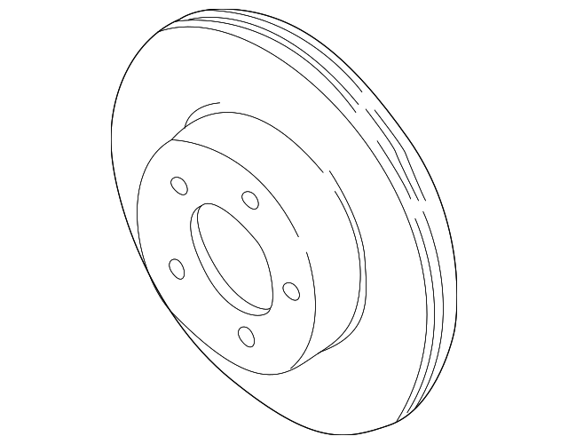 Rotor - Ford (YL2Z-1V125-AB)