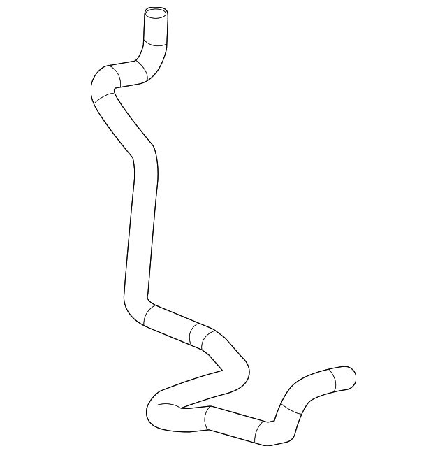 20092015 Cadillac CTS Intercooler Coolant Hose 25888142