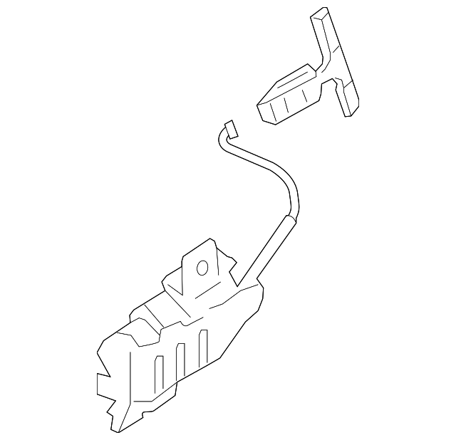 FORD OEM Trunk Lid-Trunk Lock FR3Z5443200A