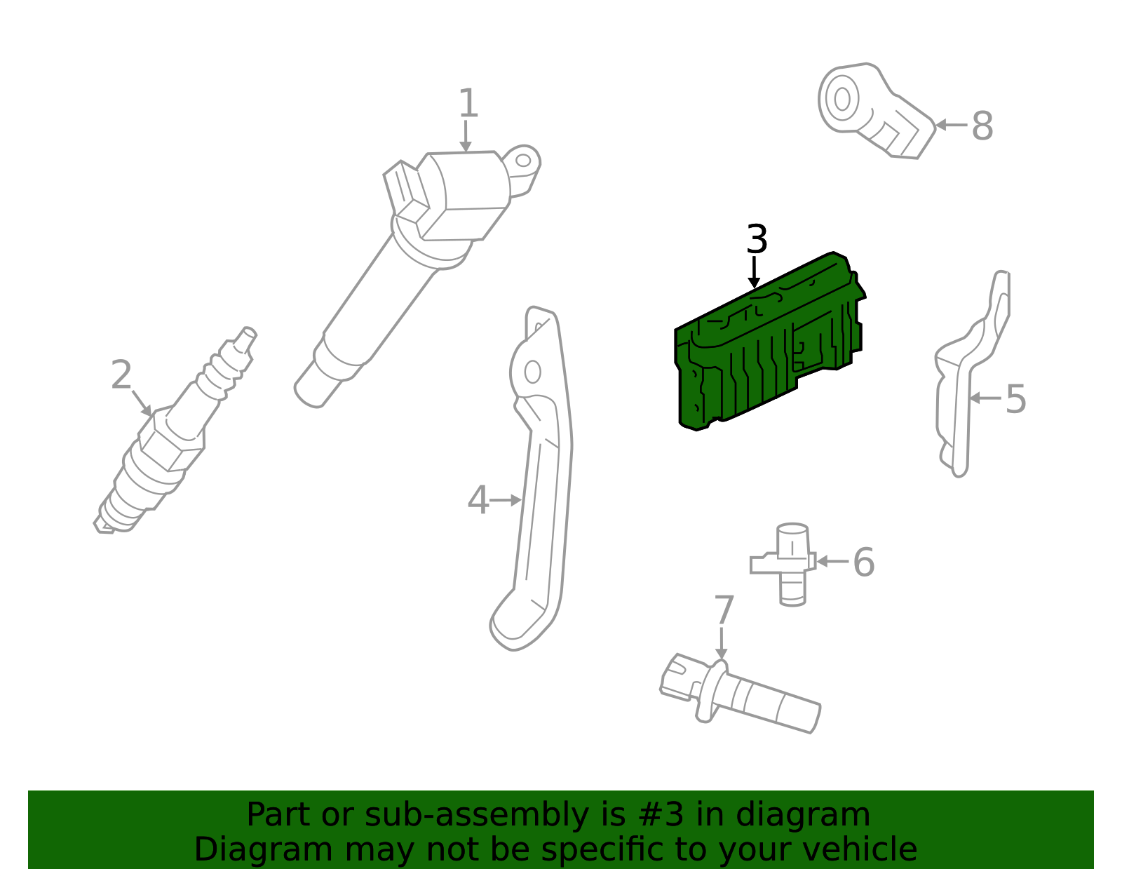 Engine Control Module (ECM) - Toyota (89661-07790)