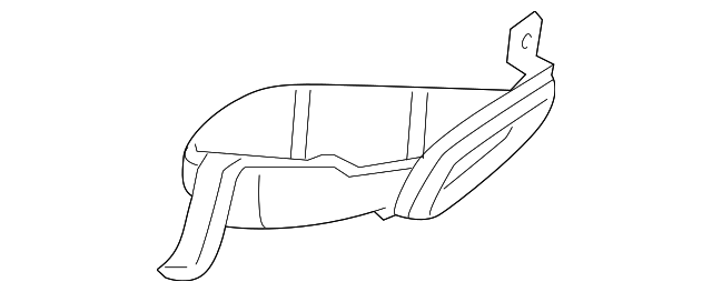 Driver Side Exhaust Tail Pipe Heat Sleeve - Cadillac (84119365)