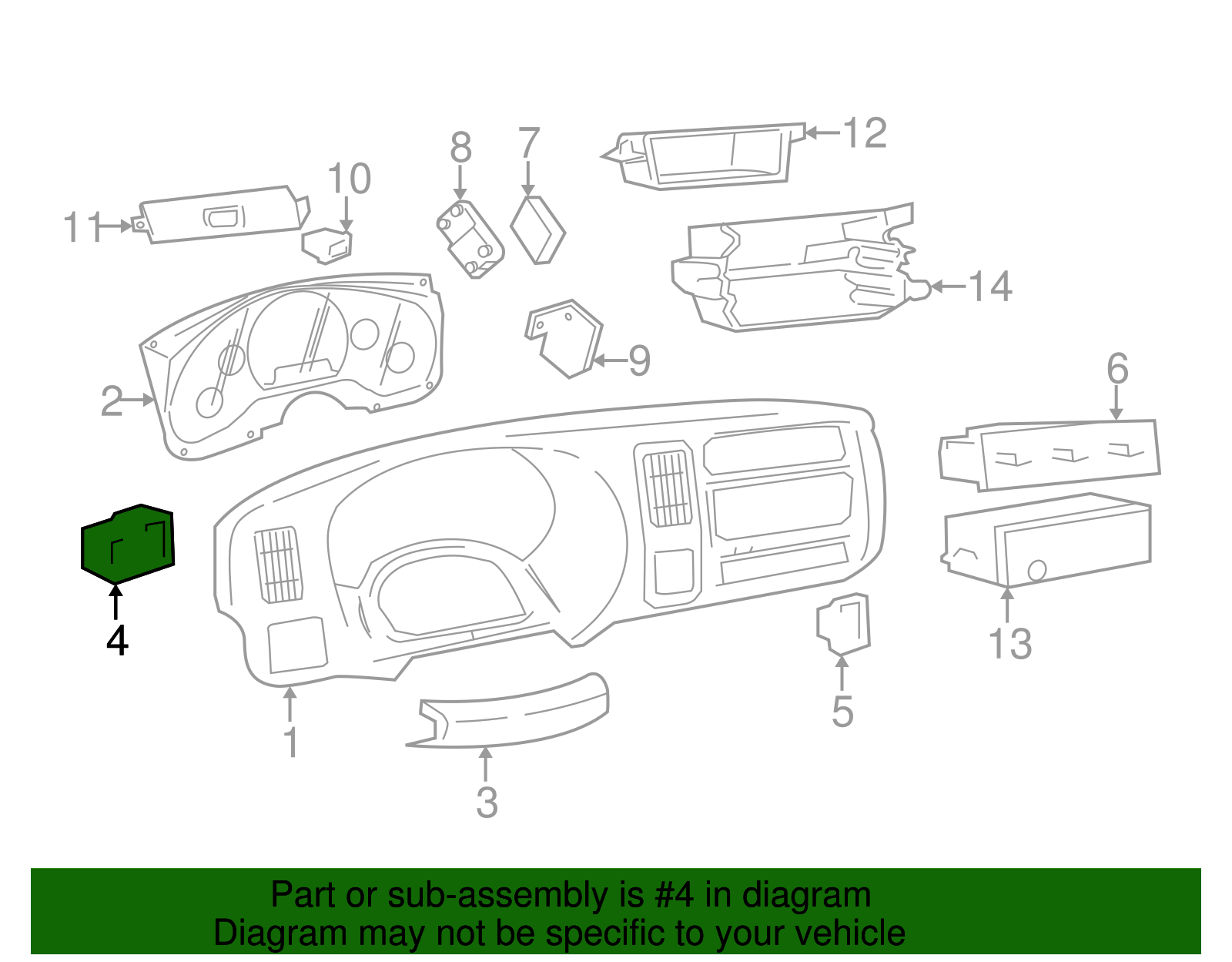 Headlamp Switch - GM (19245093)