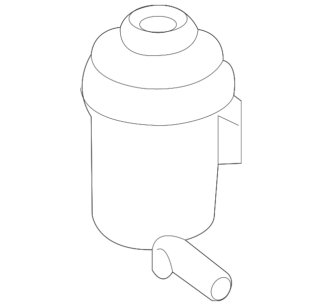 Genuine OEM Ford Part Power Steering Pump Reservoir BK2Z3E764D