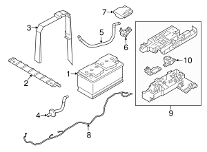 2018-2022 Volvo XC60 Hold Down Clamp 31425483 | GetOEMParts.com