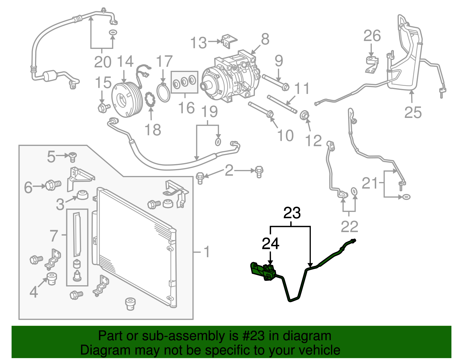 Liquid Hose - Toyota (88710-6B580)
