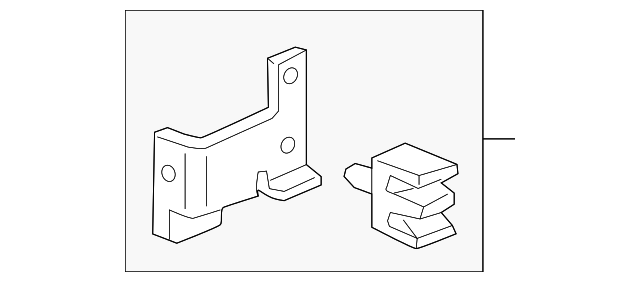 Oil Cooler Pipe Bracket - GM (84414025)