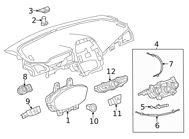 2016 Chevrolet Spark Cluster 42400724 | QuirkParts