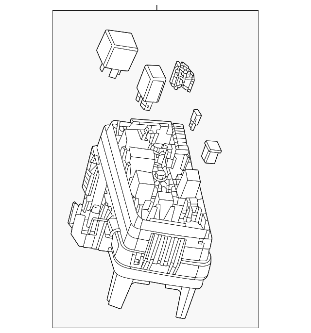84512116 Engine Wiring Harness Junction Block 20202021 Cadillac CT5