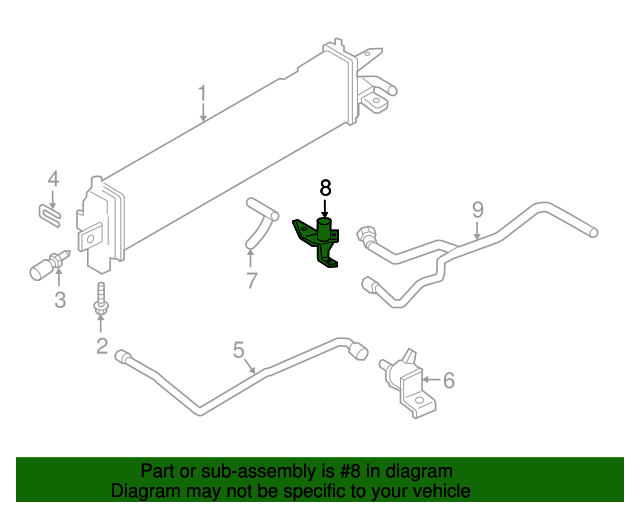 20172019 Ford Escape Heater Control Valve F1FZ18495C QuirkParts