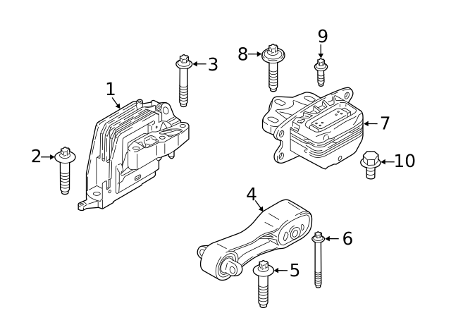 22-11-8-835-574 - Motor Mount - 2019-2024 BMW | Buy BMW Parts Now