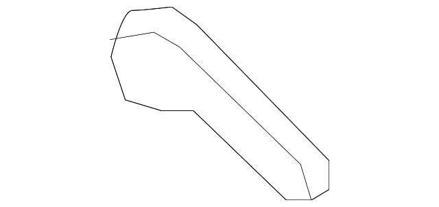 Light Titanium Passenger Seat Recliner Handle (25796493)