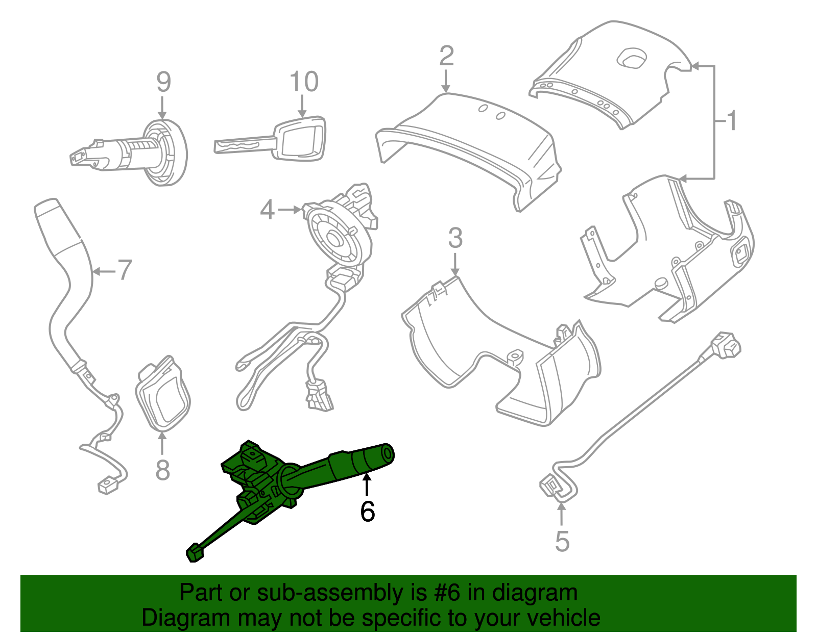 Turn Signal Switch - GM (84441461)