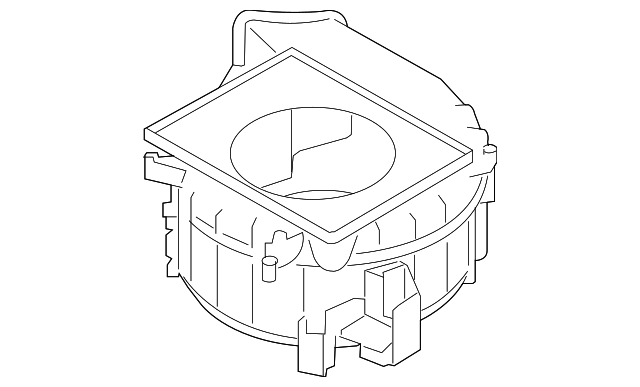 64119210436 - 2006-2015 BMW Blower Case (64-11-9-210-436) | BMW of ...