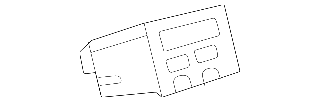 Black Multimedia Receptacle - GM (84466390)