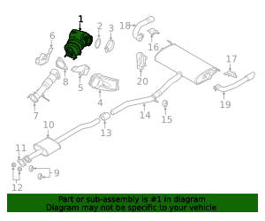 36012662 - Catalytic Converter 2016-2022 Volvo | AutoNation Parts