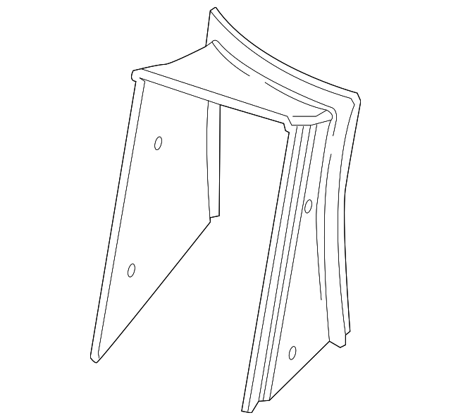 Passenger Side Radiator Air Baffle - GM (84018214)