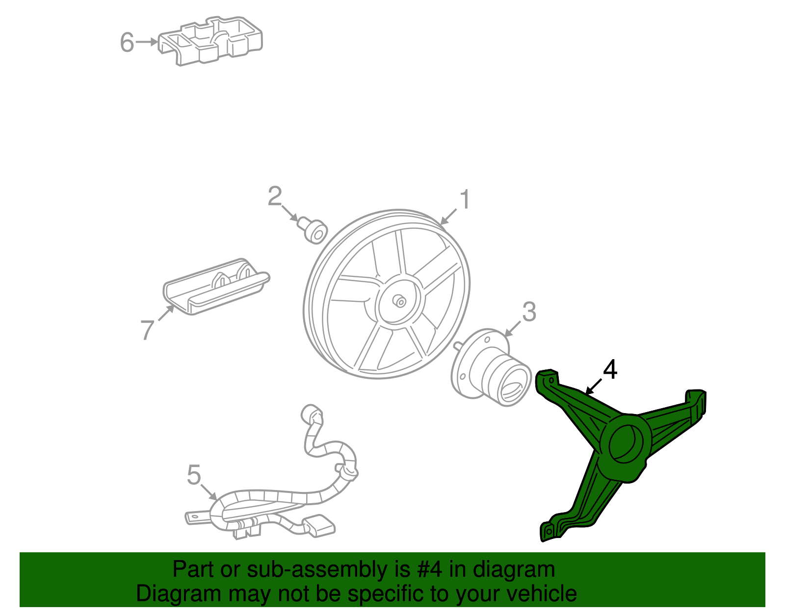Fan Motor Mount Bracket - GM (12362575)