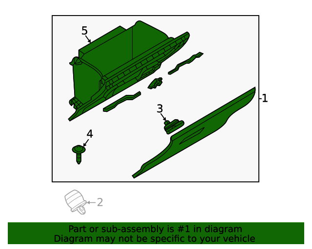 DGH96403002 Glove Box Assembly 2020 Mazda CX30 Werner Mazda Parts