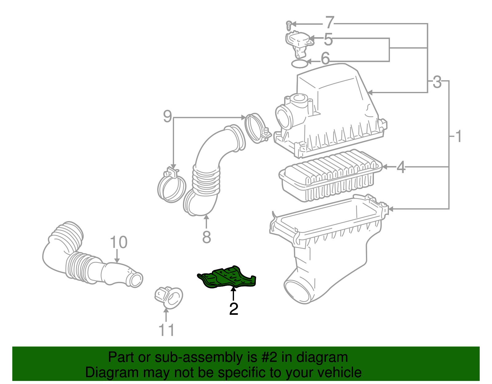 Air Cleaner Assembly Bracket - Scion (17771-21010)