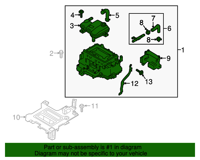 366002B142 Control Unit 2019 Kia Niro Kia Auto Parts