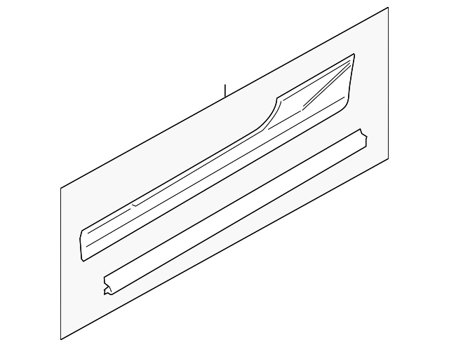 Genuine BMW 51-77-7-256-106 | Rocker Molding | FREE Shipping on 