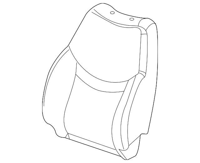 Cover Assembly, P/Seat Black Cushion                *Ebony - GM (10356202)