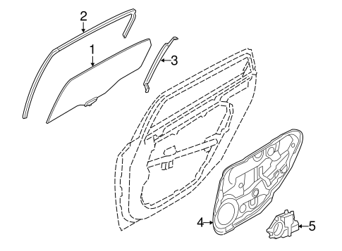 Genuine Hyundai 81350-3N000 Door Striker Assembly