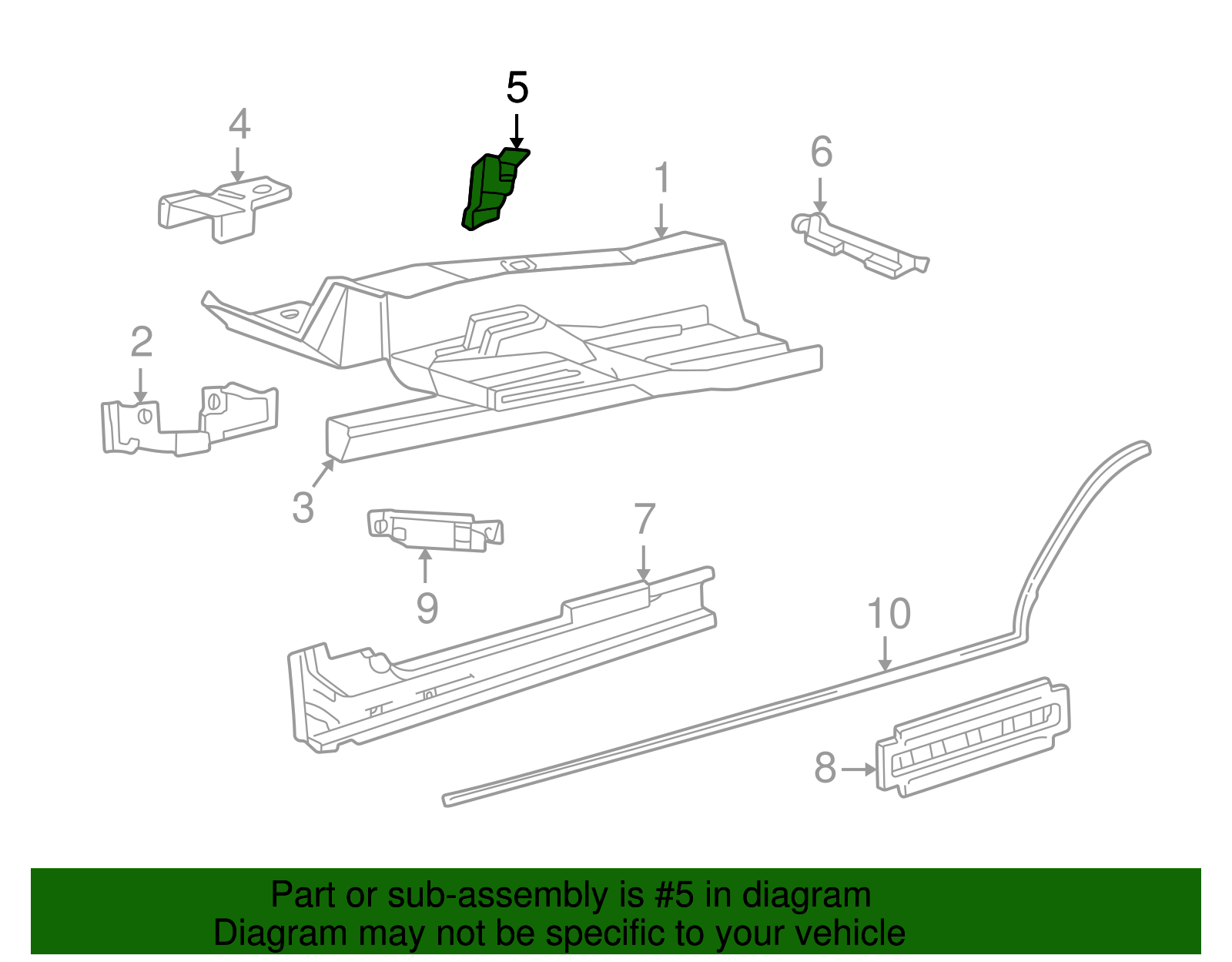 Cross-Member - Ford (XW4Z-5410776-AA)