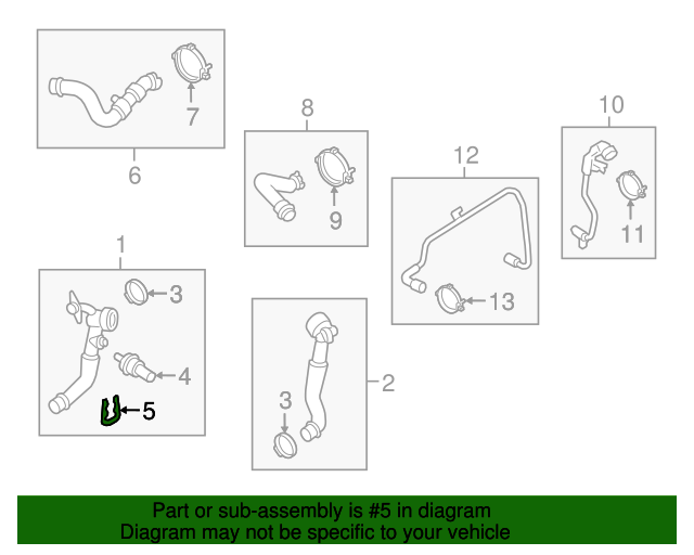 20082024 Porsche Temp Sensor Retainer Clip 95510614300 Sunset