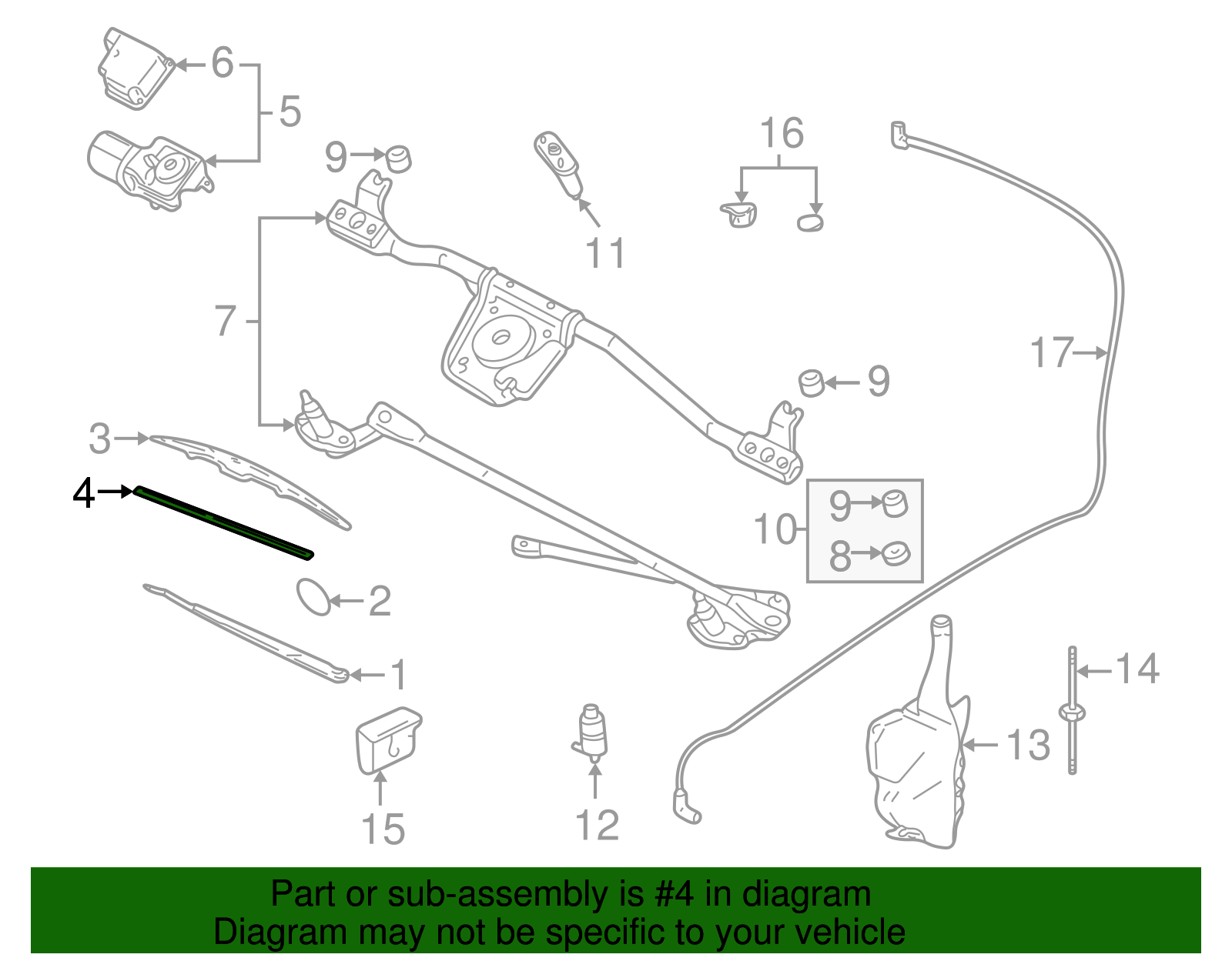 Wiper - GM (12362505)