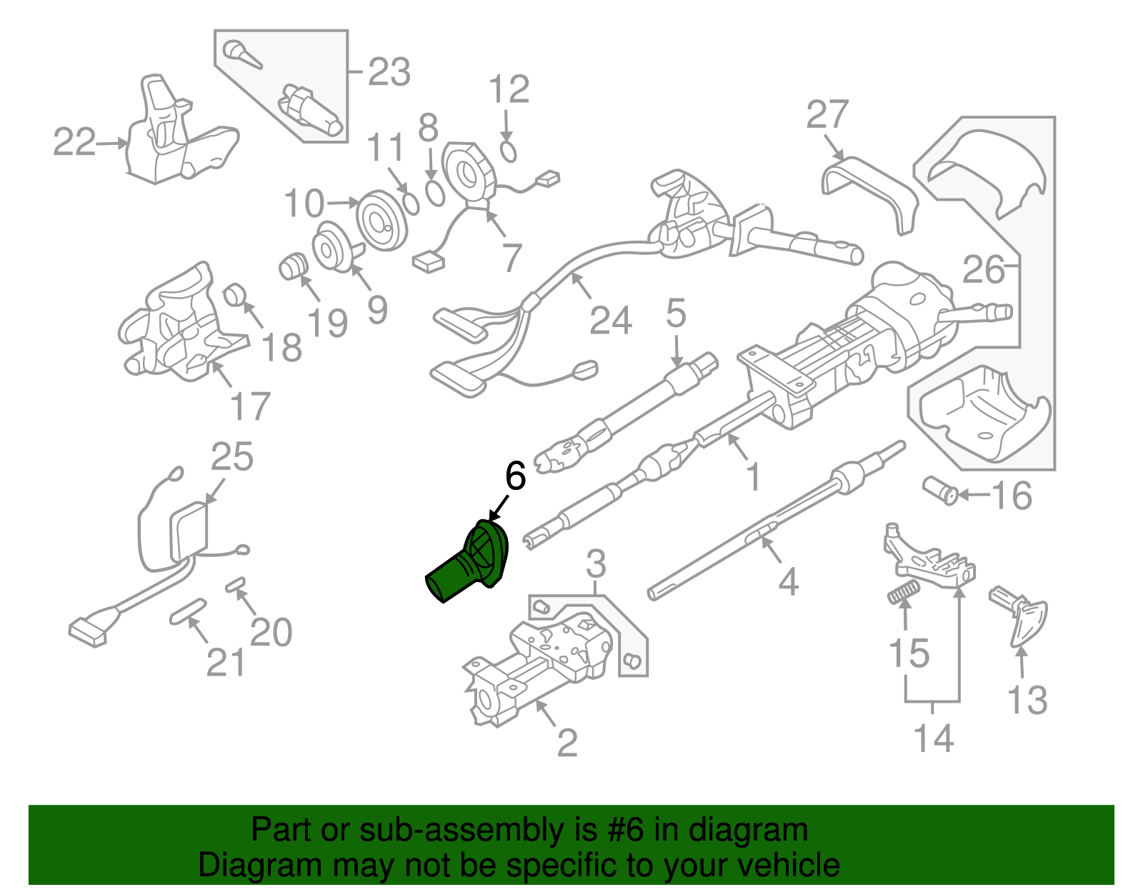 Steering Column Seal - GM (21996234)