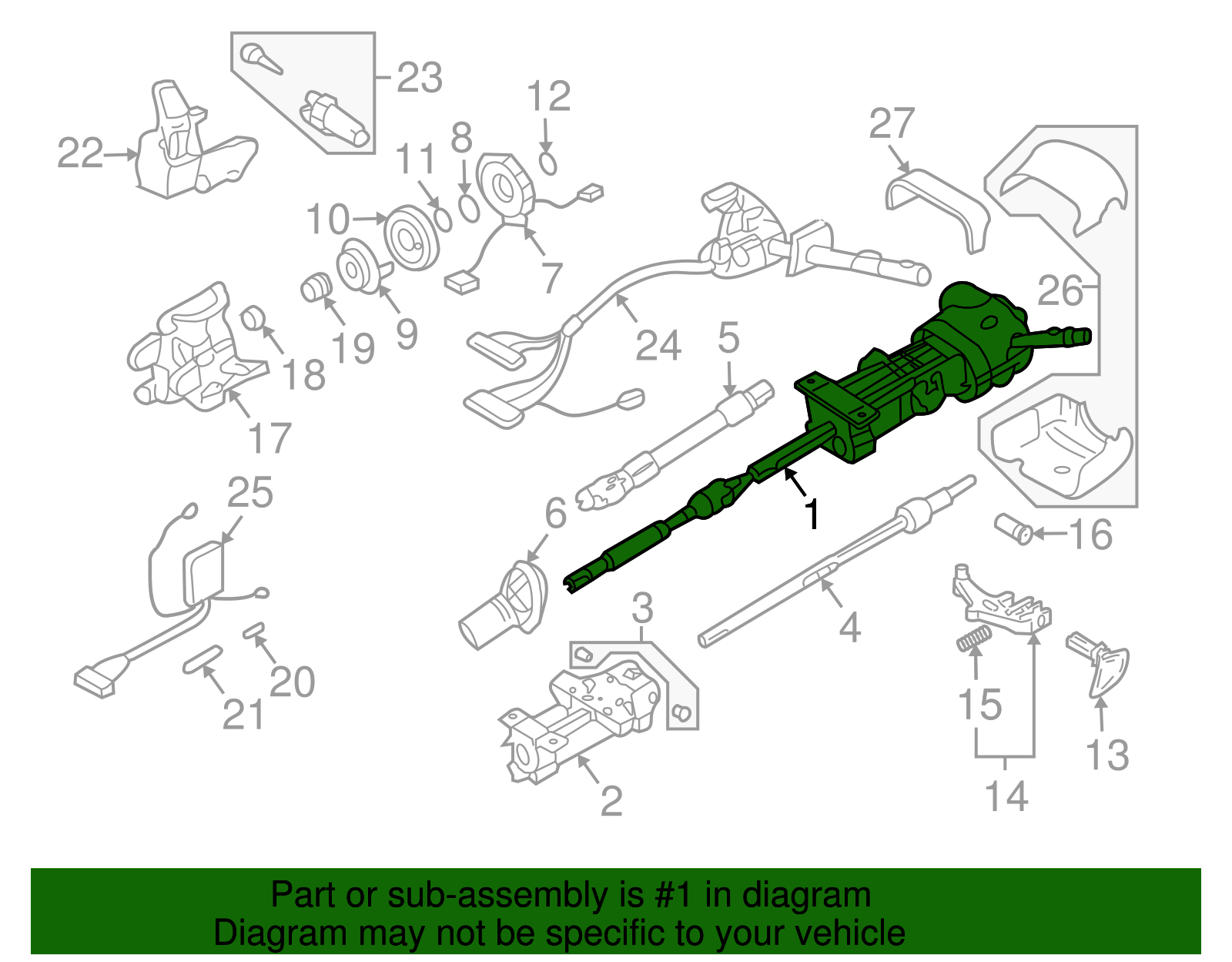 Column, Strg (Rpr) - GM (88965529)