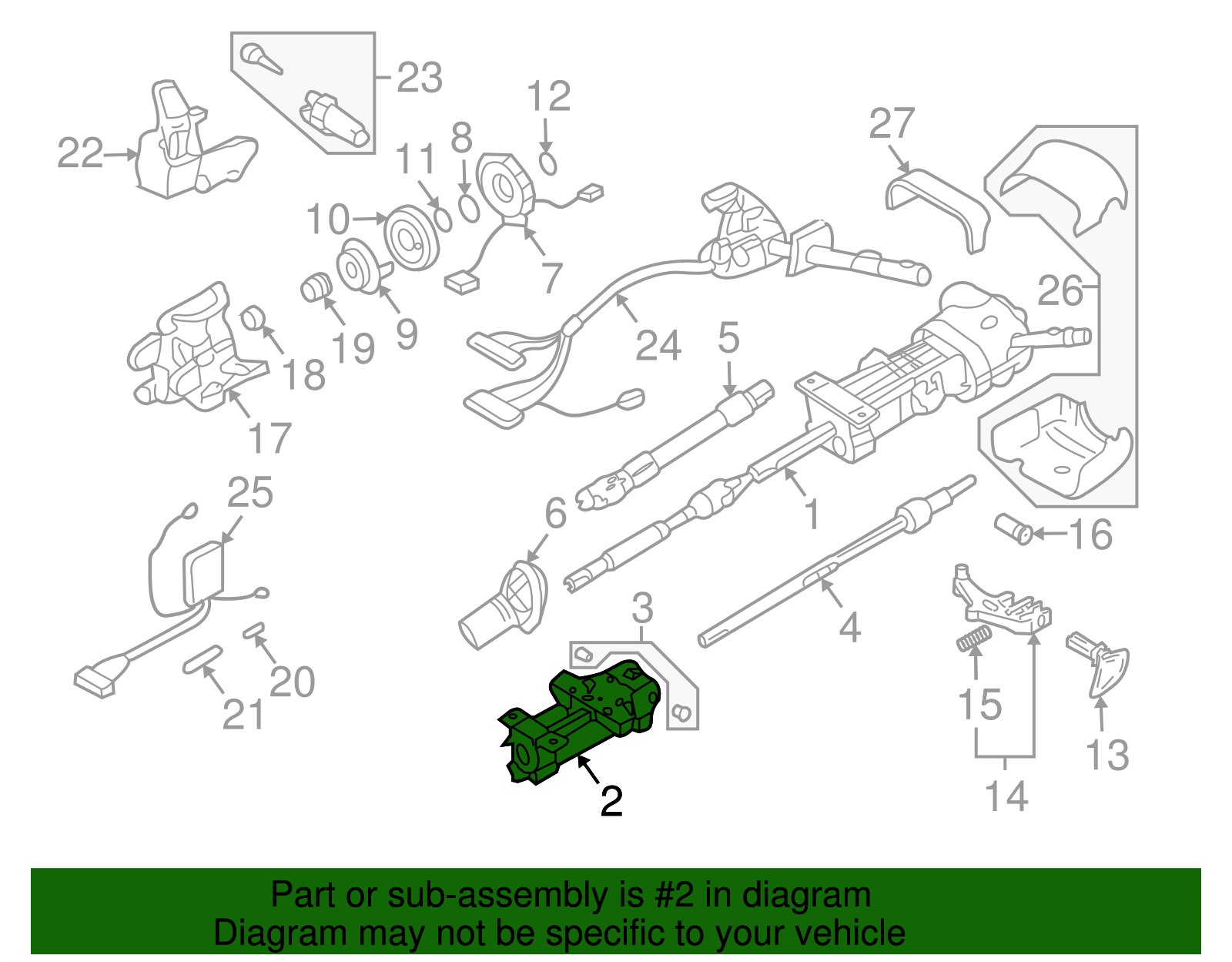 Support, Strg Col Hsg - GM (26094247)