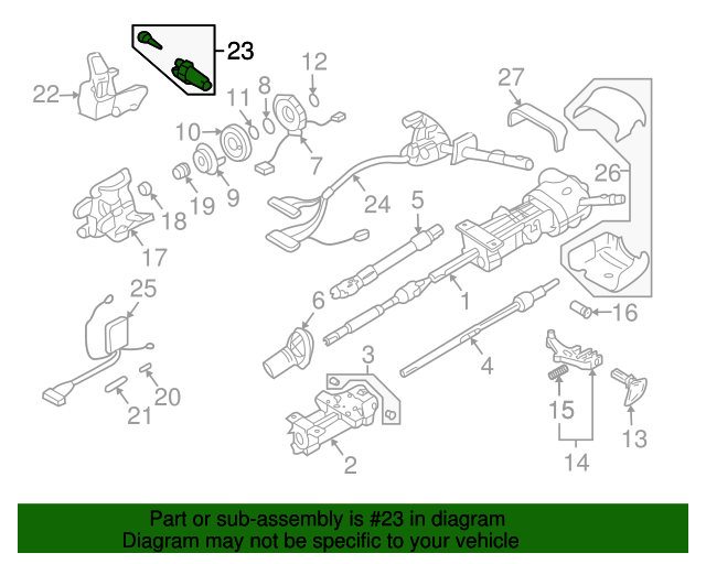 20032007 GM Ignition Lock Cylinder (blank does not come with keys