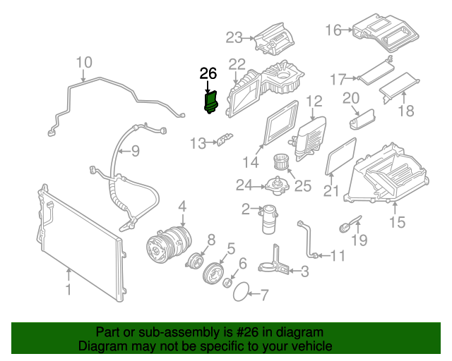 20032005 GM Heating and Air Conditioning Blower Motor Resistor
