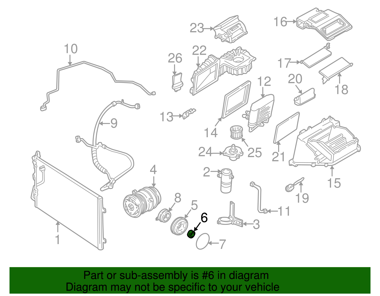 Pulley W/Bearing Bearing - GM (6559469)