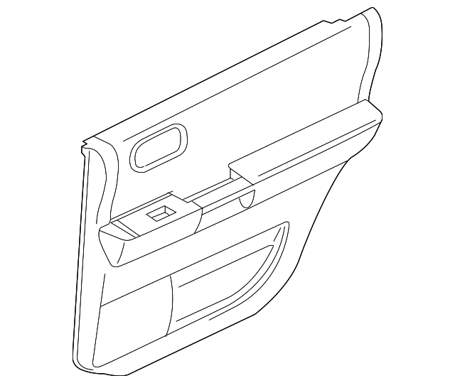 MN177322XC Door Trim Panel 2006 Mitsubishi Endeavor Capital City