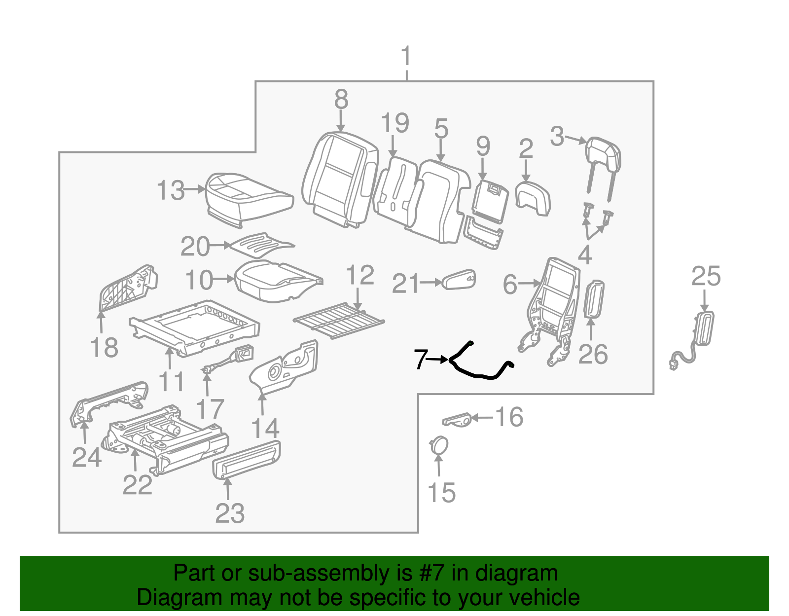 Actuator Cable - GM (88894890)