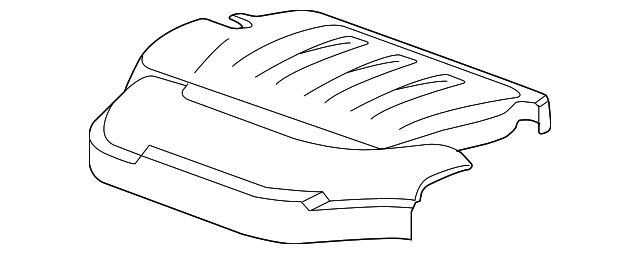 Passenger Side Engine Intake Manifold Cover - GM (12603733)