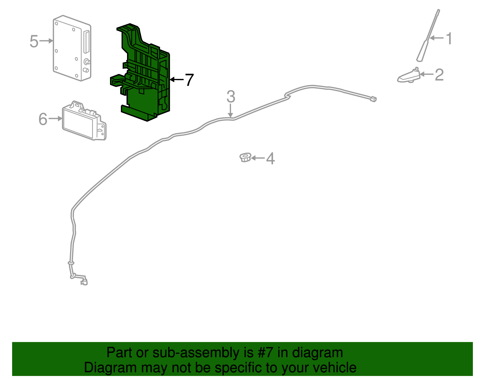Communication Interface Module Bracket - GM (95918865)