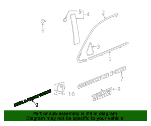 2019-2023 Chevrolet Chrome Vehicle Name Plate (Silverado) 23400409 ...