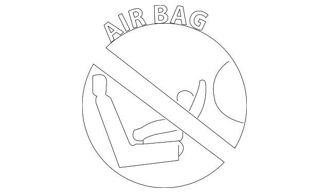 Child Seat Caution Label - GM (93290951)