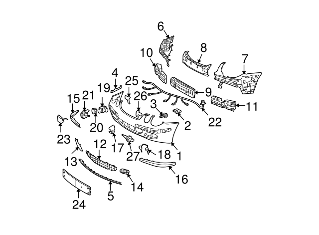 Mercedes Benz Genuine Molding 211-880-08-12-9040