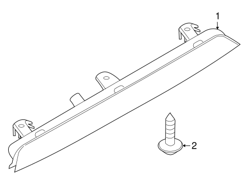 High Mounted Stop Lamp for 2015 Audi Q7 | OEM Parts Online