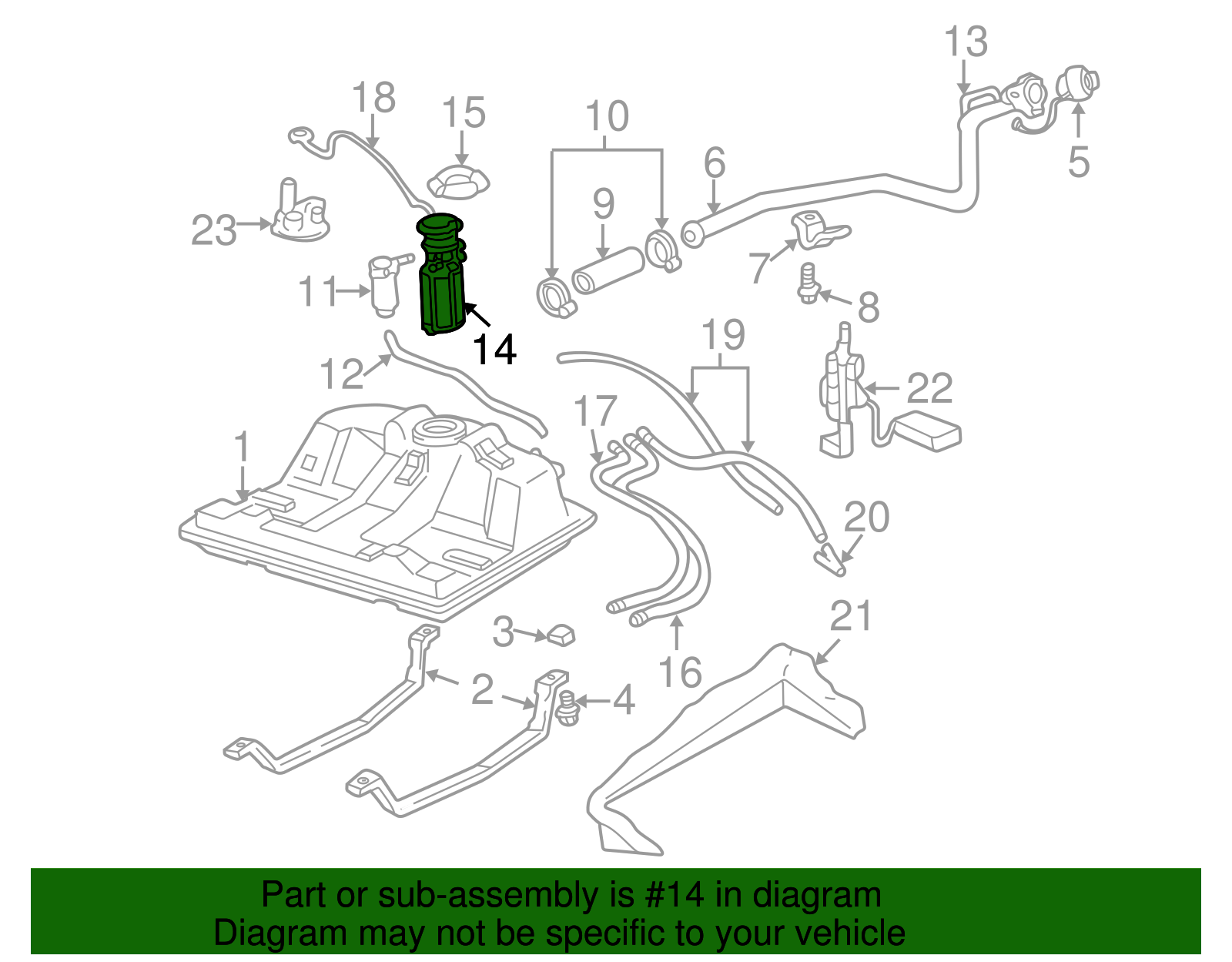 Fuel Pump - GM (19331277)