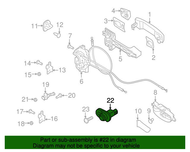 253601HA1C Door Jamb Switch 20132021 Nissan Nissan OEM Parts Direct