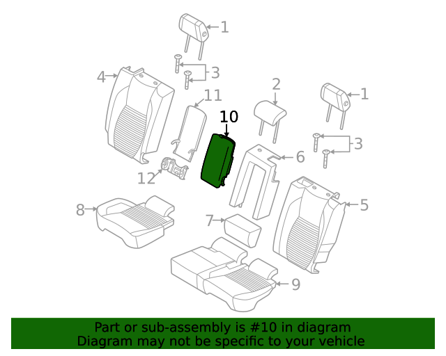 20202021 Land Rover Discovery Sport Armrest LR127839